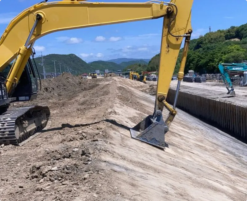 土木工事の現場
