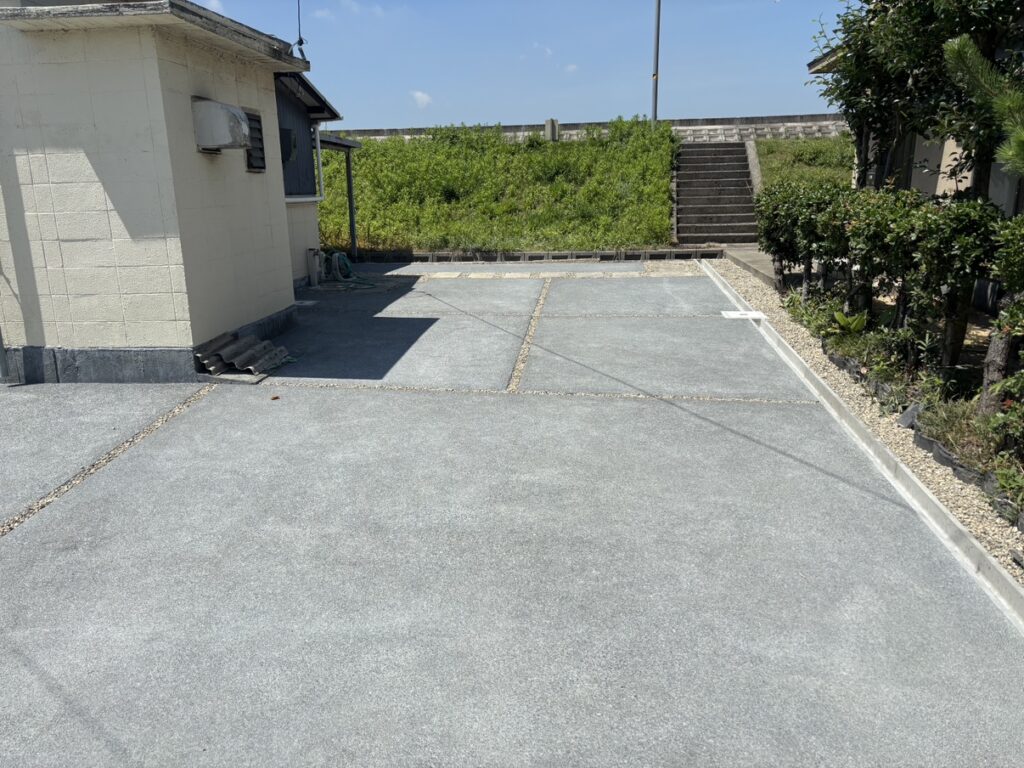 下根邸　庭整備工事の施工写真