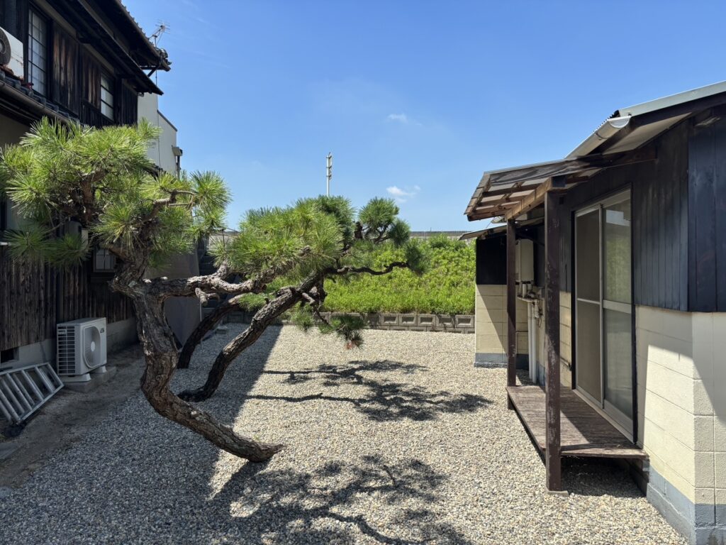 下根邸　庭整備工事の施工写真