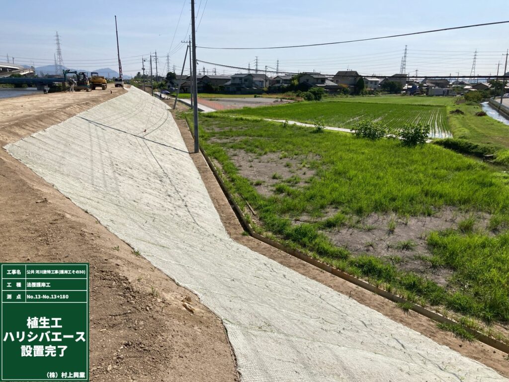 公共　河川激特工事（護岸工その30）の施工写真
